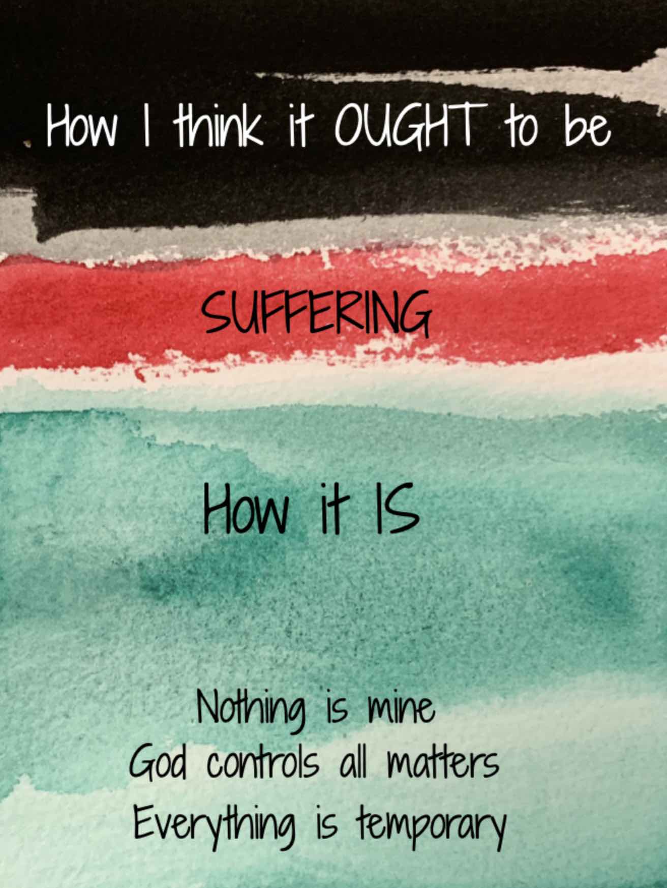 the cause of suffering
